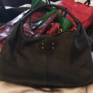 Cute little Kate spade bag with shimmer.